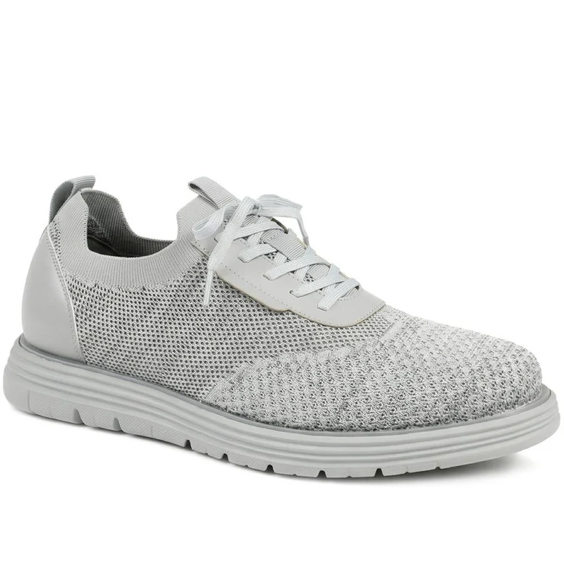 Knitted-Upper Lace-Up Shoes - XINGH41000 / 327 533
