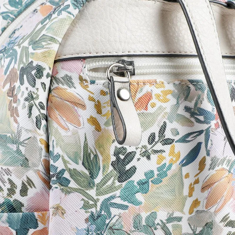 Floral Rucksack - JEWN39011 / 325 475 - WHITE-FLORAL