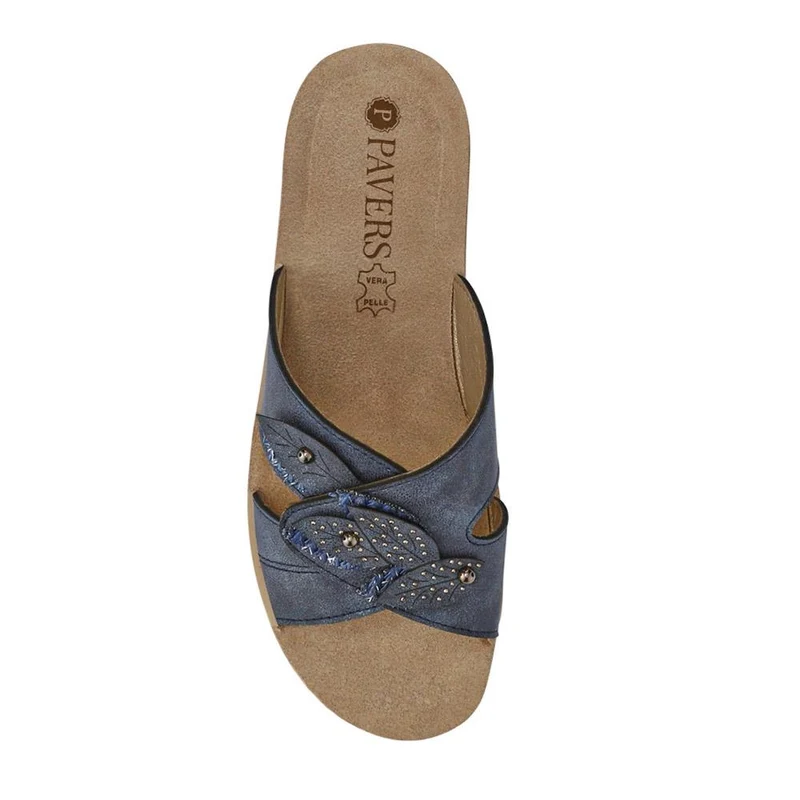 Adjustable Extra-Cushioned Sandals - INB41021 / 327 505 - Navy