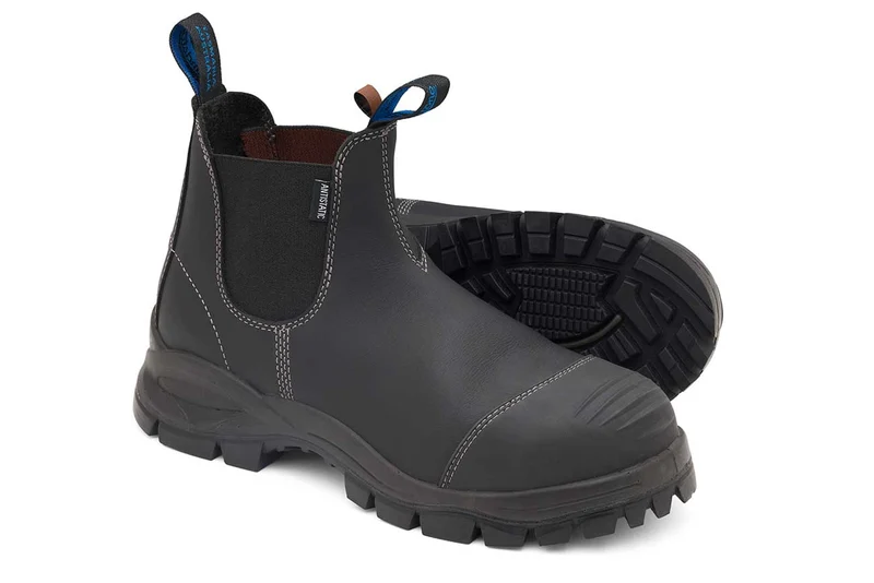 Blundstone Unisex 910 Sicherheitsstiefel aus Premium-Leder | Schwarz