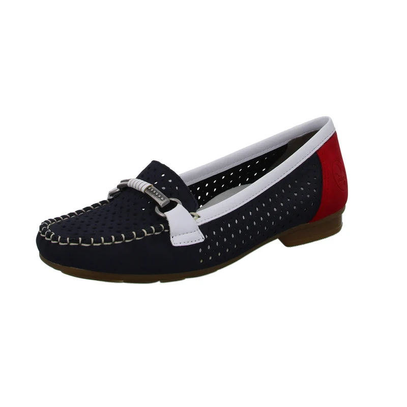 Rieker Slipper/Kletthalbschuh luftdurchlässig (durchbrochenes/geflochtenes Obermaterial)