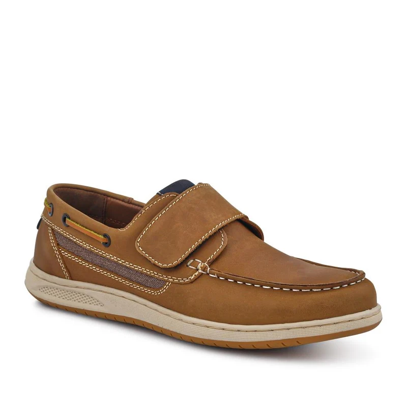Leather Touch-Fastening Monk Shoes - SHAFI41000 / 327 095
