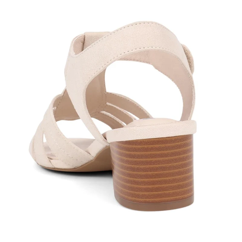 Heeled Smart Sandals - SANYI39001 / 325 157 - Beige