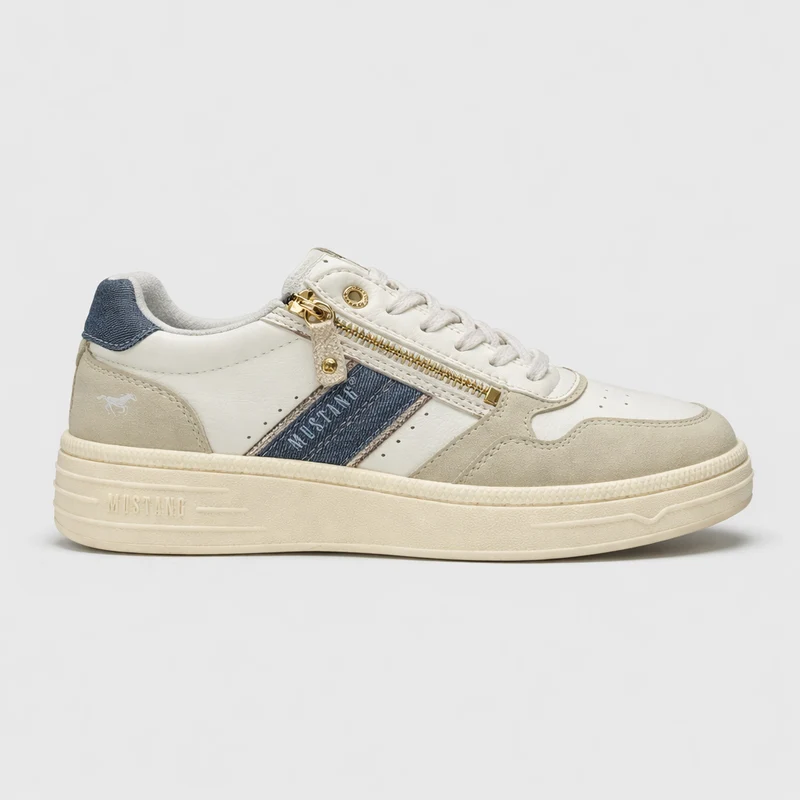 Mustang Damen-Sneaker | Creme