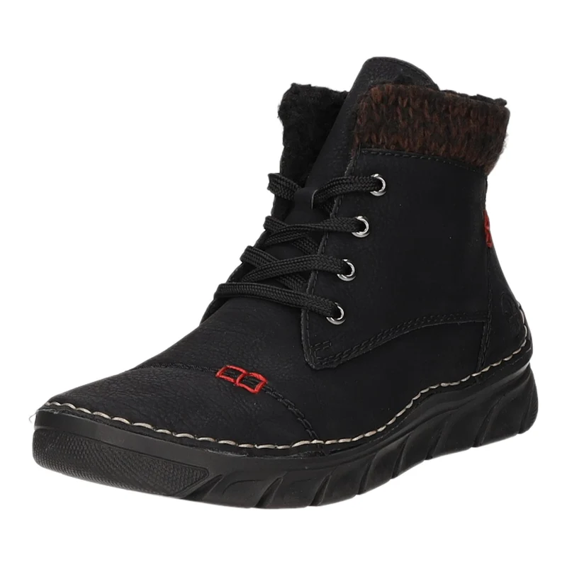 Rieker Schnürstiefelette Warmfutter bis 35mm Absatz (casual)