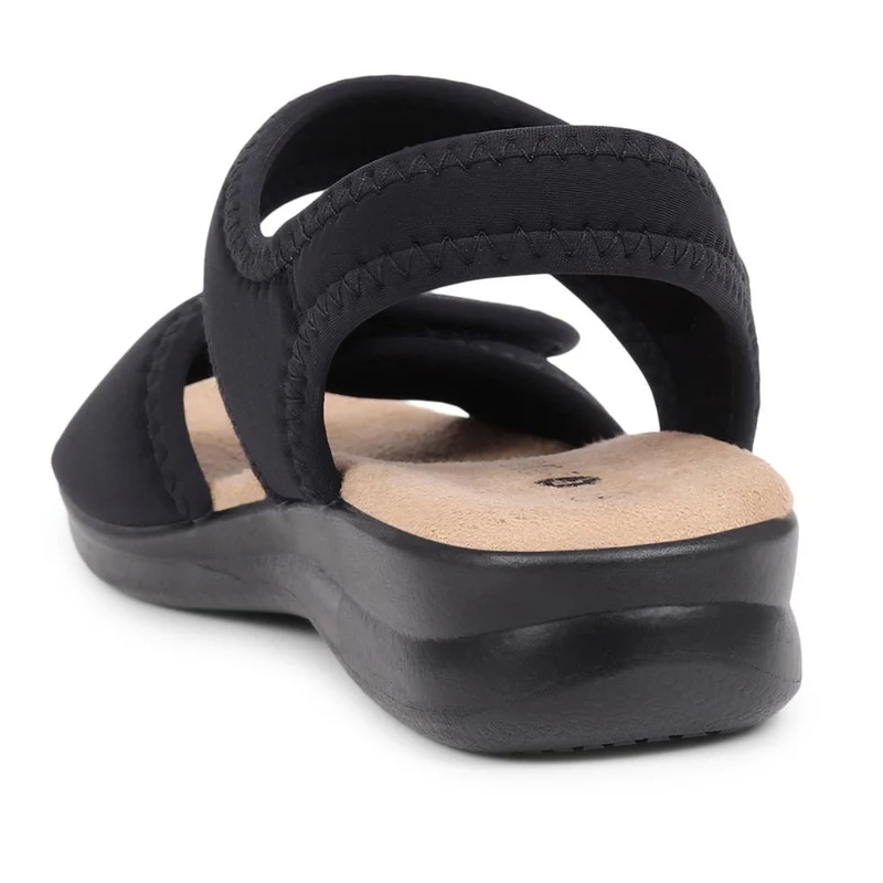 Adjustable Touch-Fasten Sandals - POLY39003 / 325 314 - Black