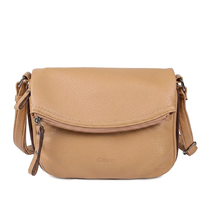 Gabor Multi Zip Adjustable Crossbody Bag - GABC44048 / 330 514 - Camel