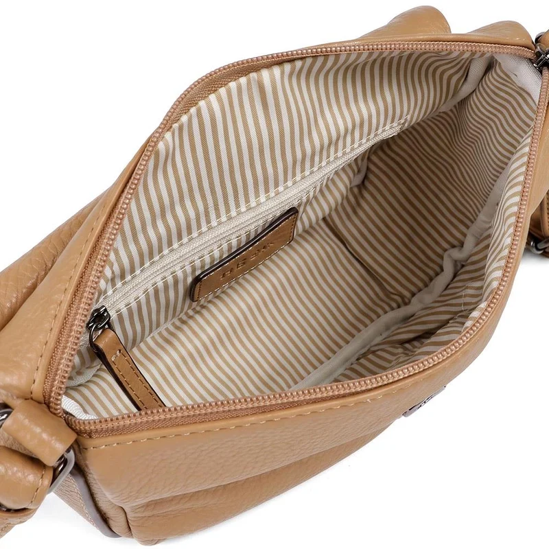 Gabor Multi Zip Adjustable Crossbody Bag - GABC44048 / 330 514 - Camel