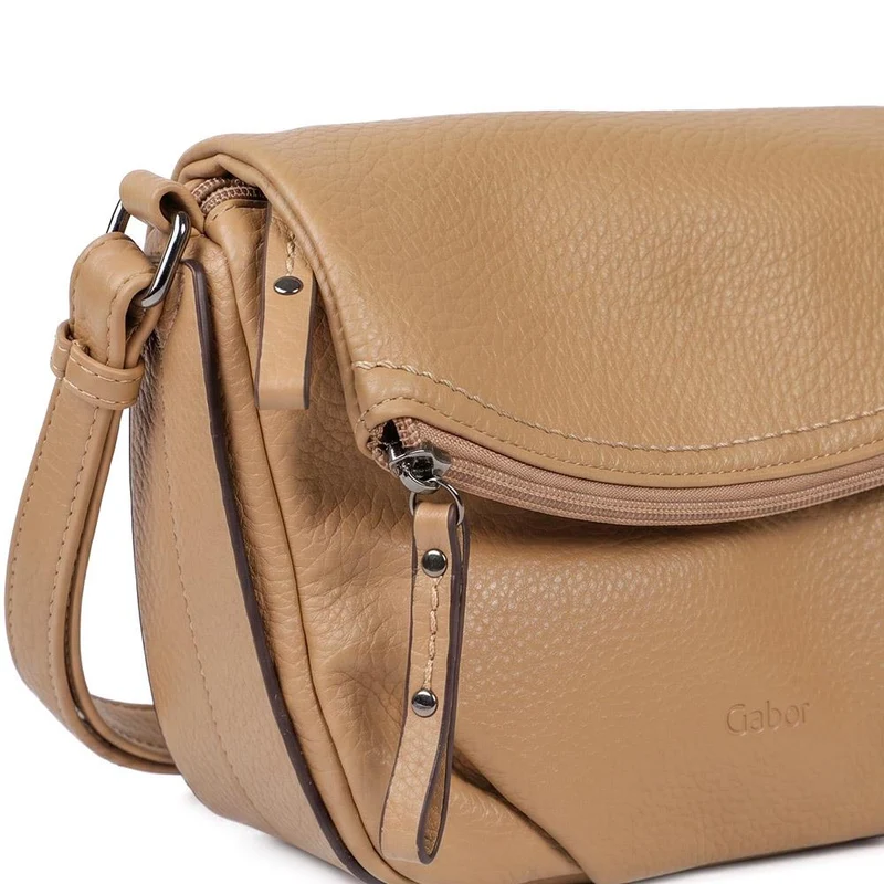 Gabor Multi Zip Adjustable Crossbody Bag - GABC44048 / 330 514 - Camel