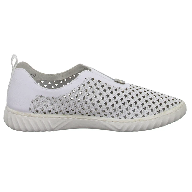 Rieker Slipper/Kletthalbschuh luftdurchlässig (durchbrochenes/geflochtenes Obermaterial)