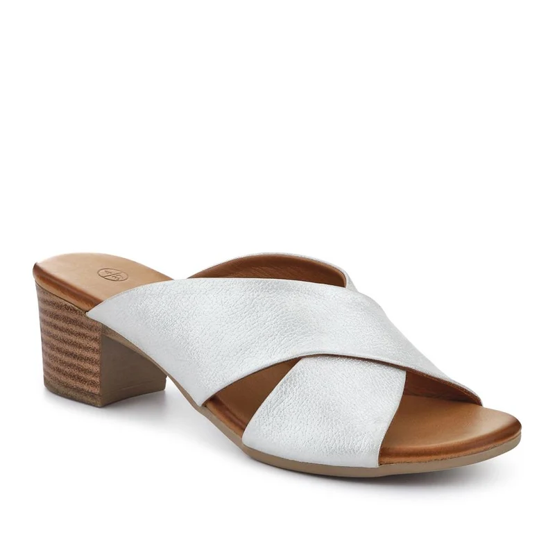 Smart Leather Mules - BELMET41004 / 327 230