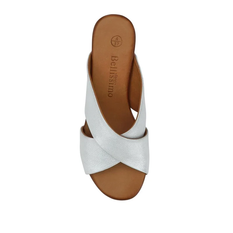 Smart Leather Mules - BELMET41004 / 327 230 - White