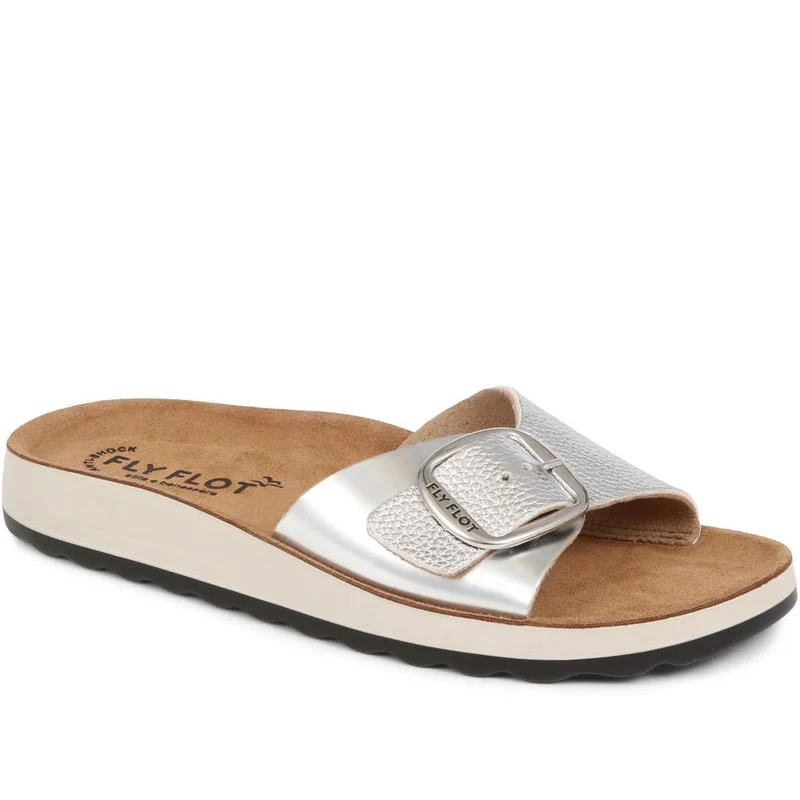 Fly Flot Buckle Detailed Slip On Sandals - FLY37049 / 323 228