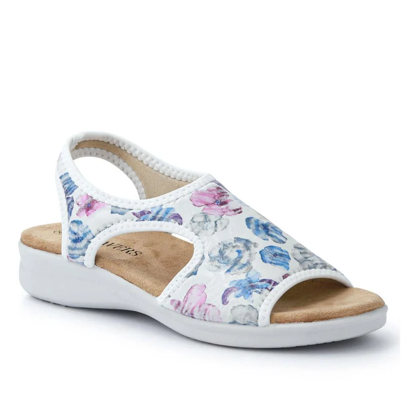 Stretchy Wide-Fit Sandals - POLY41000 / 327 211