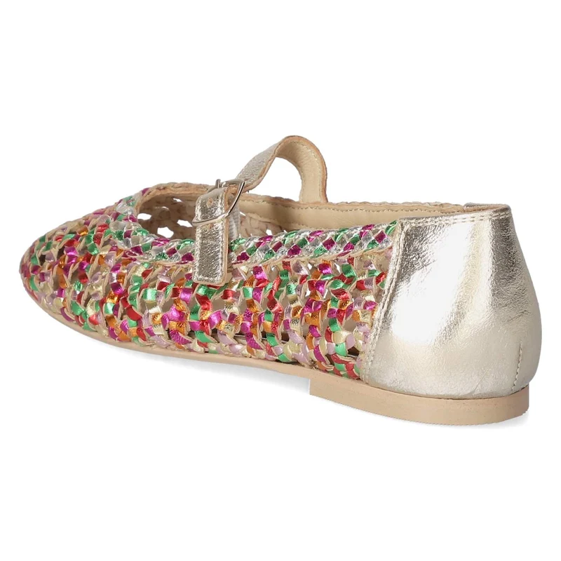 Spangenballerinas Mehrfarbig