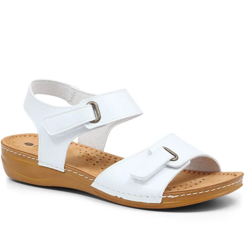 Touch-Fastening Flat Sandals - MUYA31013 / 317 802