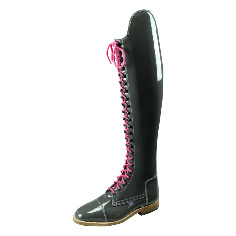 Königs bunte Schnürsenkel für Polo-Dressurstiefel