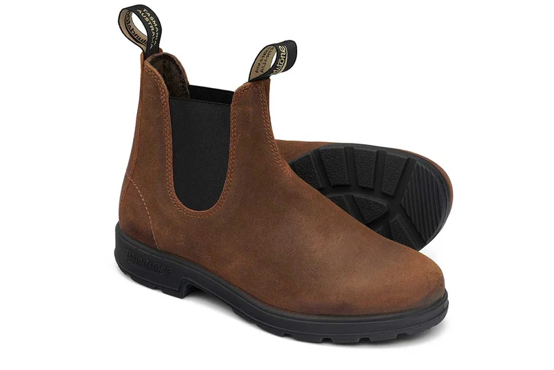 Blundstone Unisex 1911 Originals gewachstes Wildleder Chelsea Stiefel | Tabak