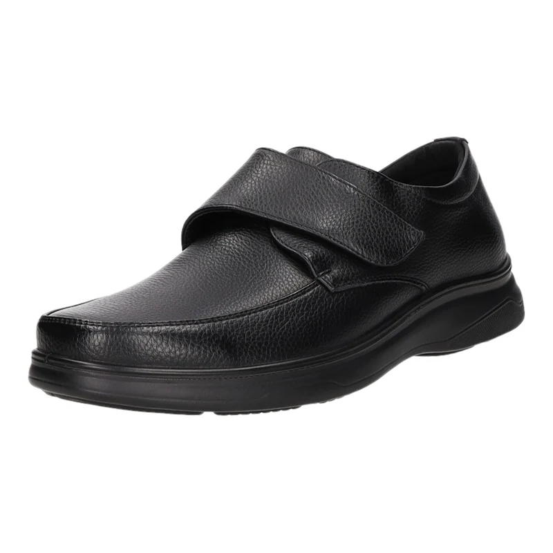 Paulo G. Slipper/Kletthalbschuh mit Mehrweite Freizeit (sportlicher Boden)