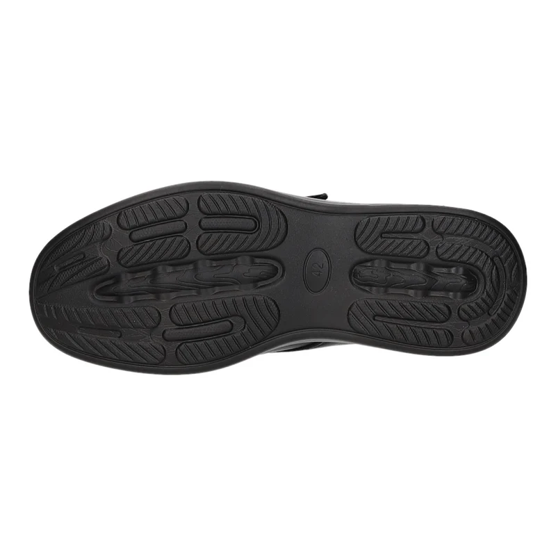 Paulo G. Slipper/Kletthalbschuh mit Mehrweite Freizeit (sportlicher Boden)