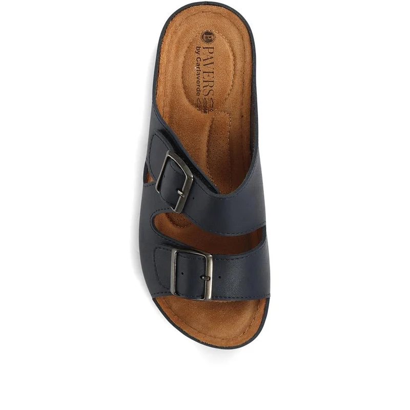 Adjustable Mule Sandals - SERAY33003 / 319 953 - Navy