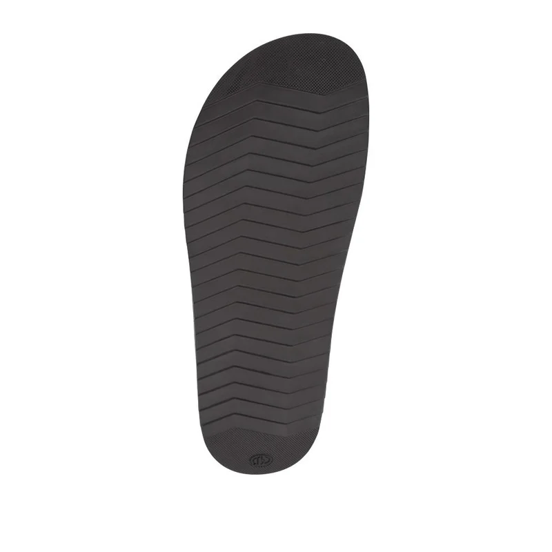 Strappy Leather Slides - JFOOT41009 / 327 467 - Brown
