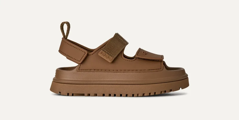UGG GoldenGlow Kindersandale | Bisonbraun