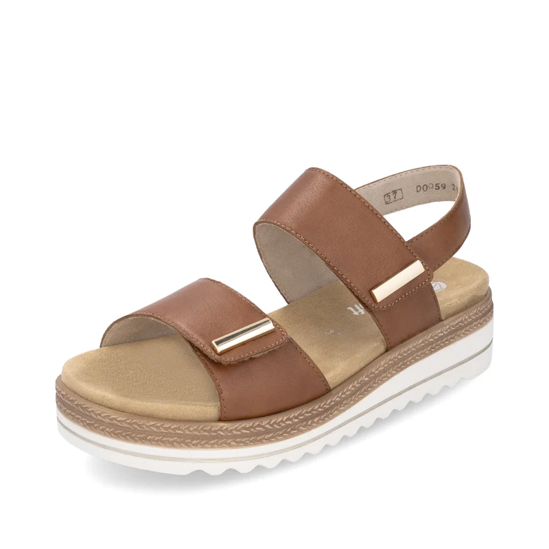 Remonte Damen-Keilsandalen | Braun