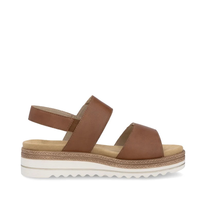 Remonte Damen-Keilsandalen | Braun