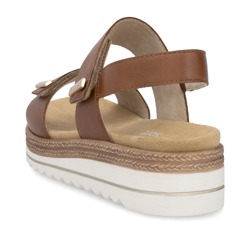 Remonte Damen-Keilsandalen | Braun