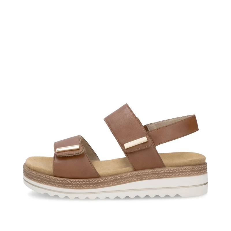 Remonte Damen-Keilsandalen | Braun