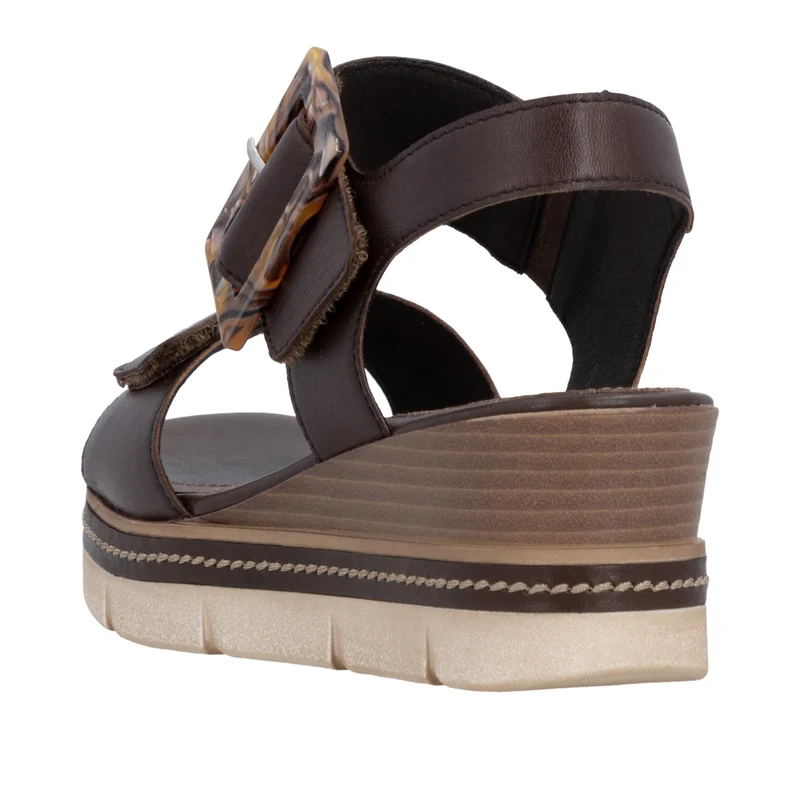 Remonte Damen-Keilsandalen | Braun