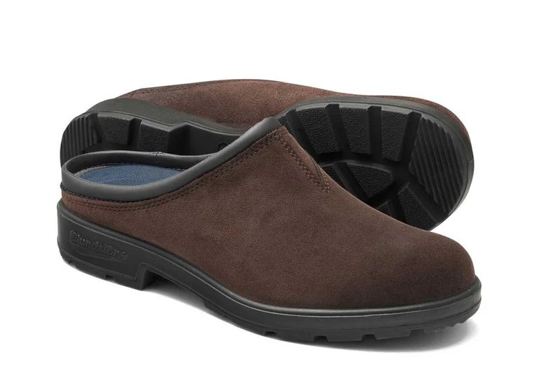 Blundstone Unisex 2521 Originals Clog aus geöltem Wildleder | Dunkelbraun