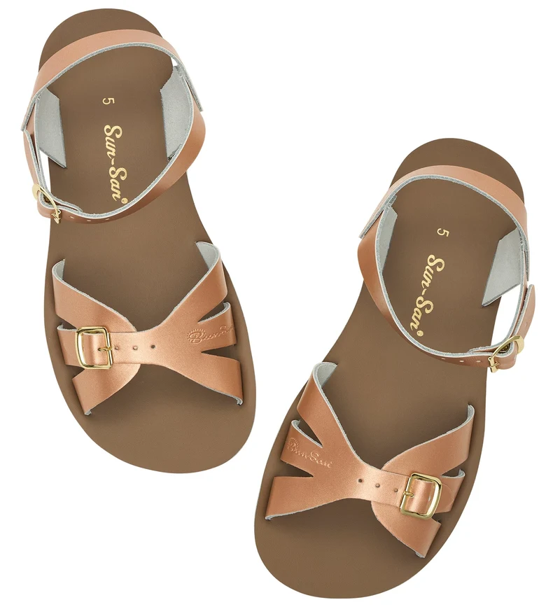 Salt Water Sandals Damen-Boardwalk-Sandale | Roségold
