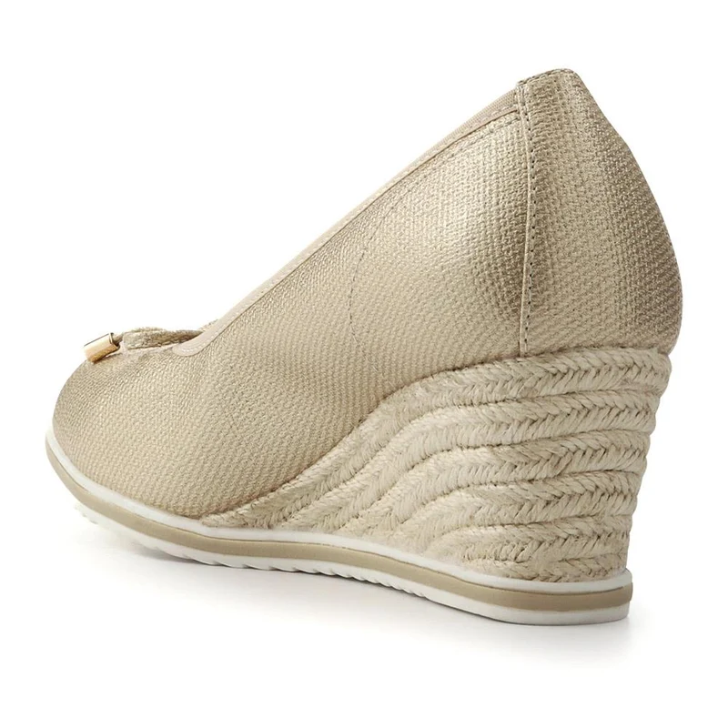 Smart Memory Foam Espadrilles - WBINS41022 / 327 180 - Soft Gold
