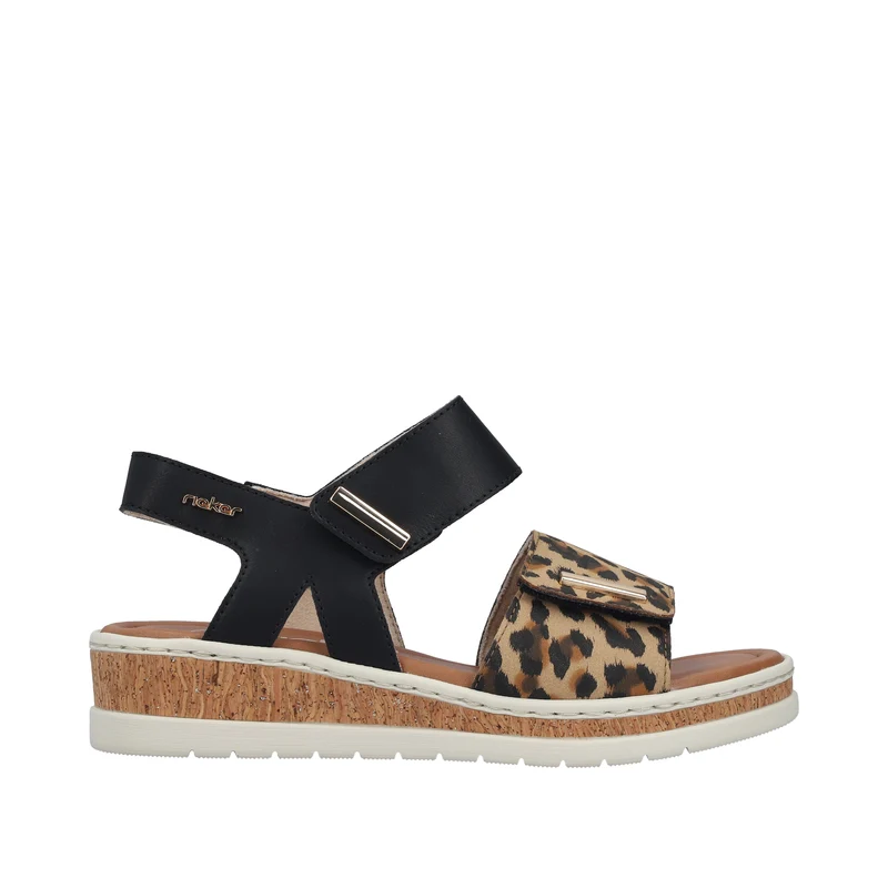 Rieker Damen-Sandalen | Schwarz