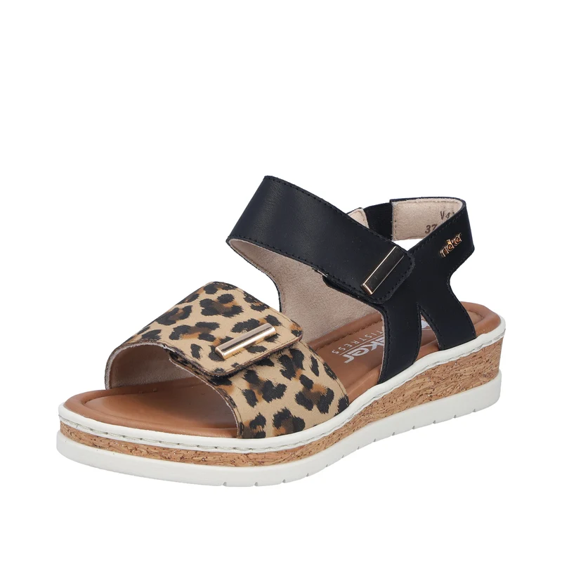 Rieker Damen-Sandalen | Schwarz