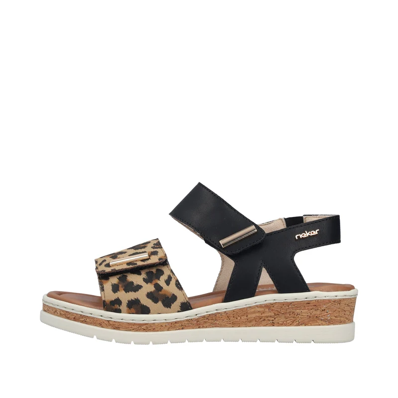 Rieker Damen-Sandalen | Schwarz