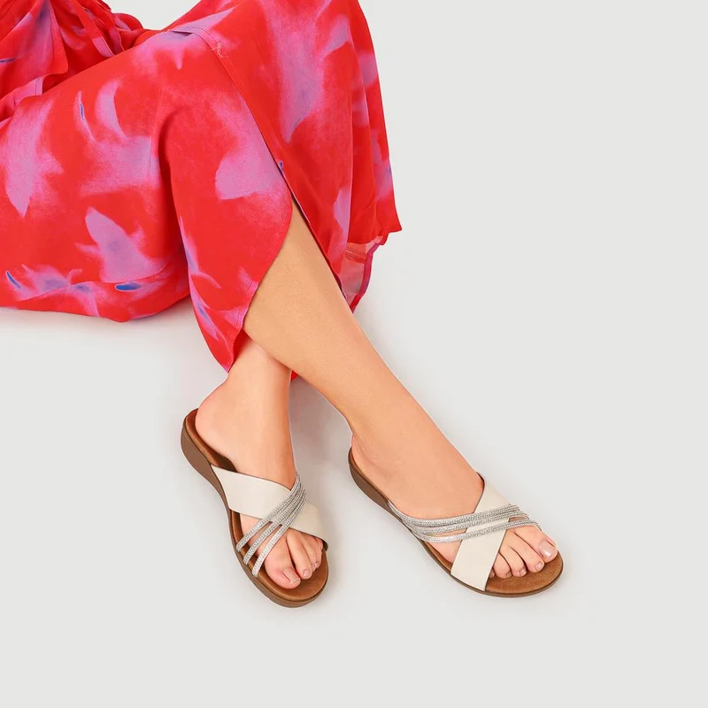 Flat-Soled Mules - BAIZH41017 / 327 102 - White