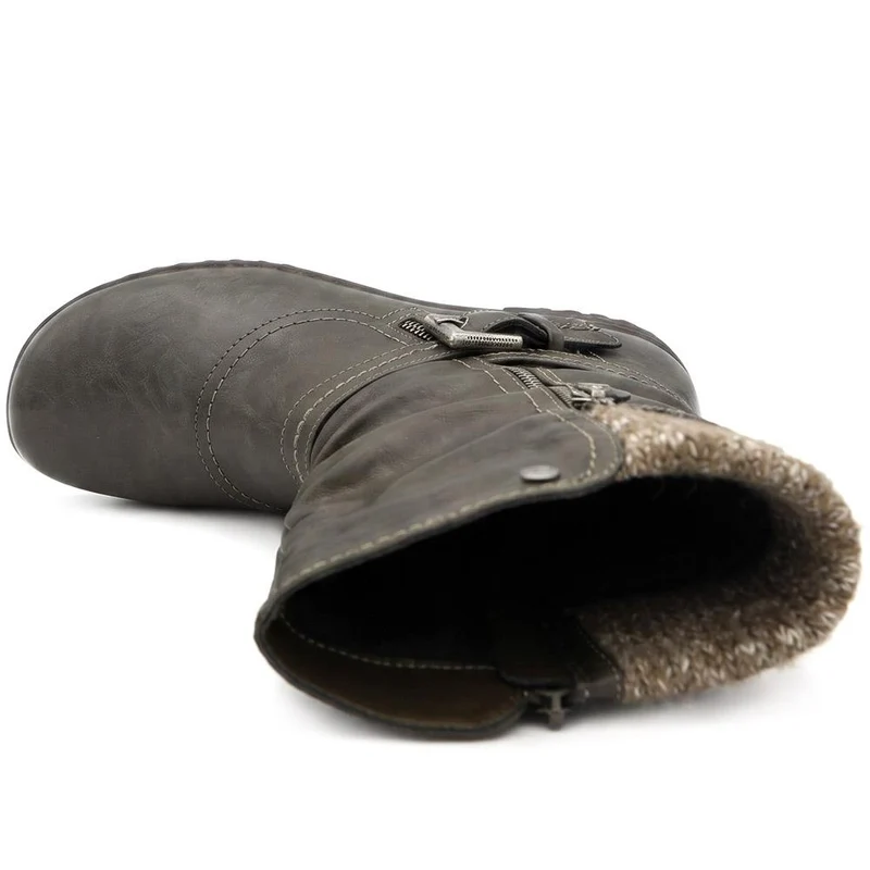 Slouch Calf Boots - WBINS38154 / 324 703 - Khaki