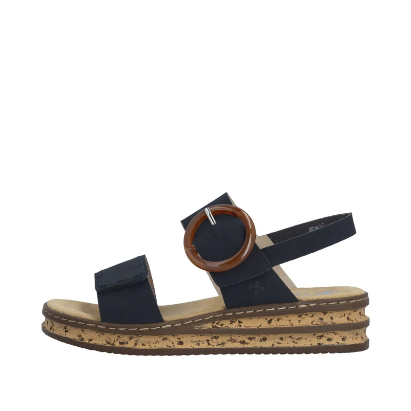 Rieker Damen-Keilsandalen | Blau
