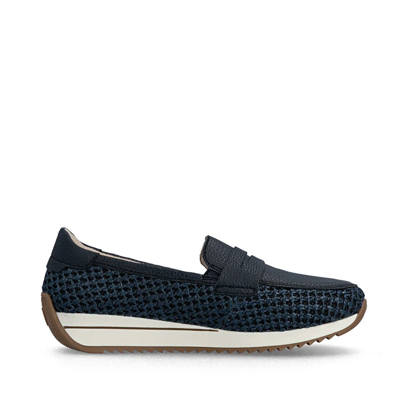 Rieker Damen-Sneaker zum Hineinschlüpfen | Blau