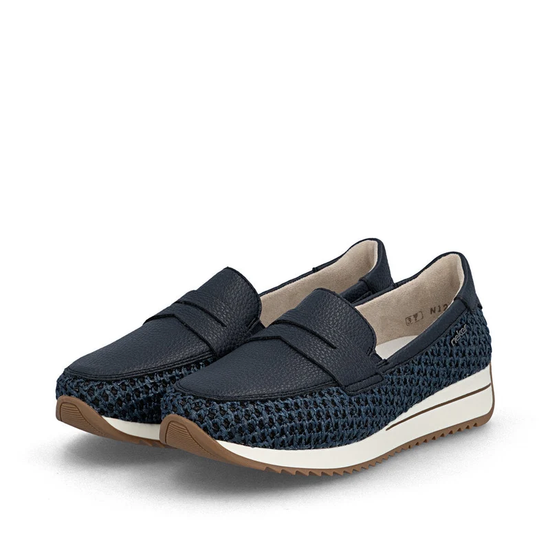Rieker Damen-Sneaker zum Hineinschlüpfen | Blau