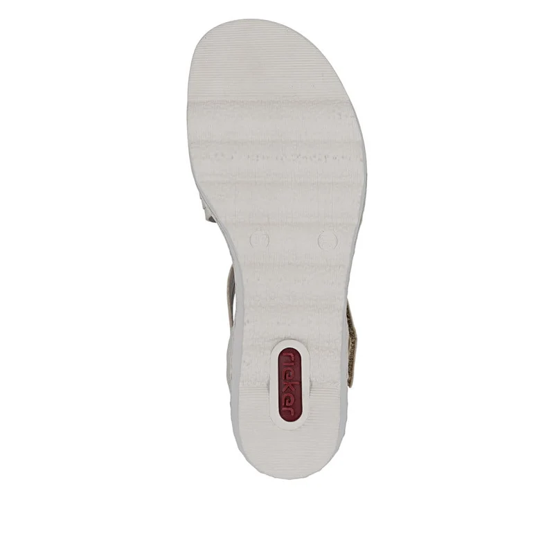 Rieker Damen-Keilsandalen | Beige