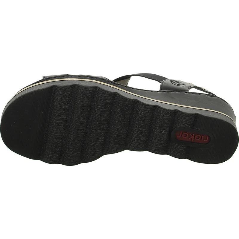 Rieker Keil Sandalette ab 30mm Sohlenhöhe
