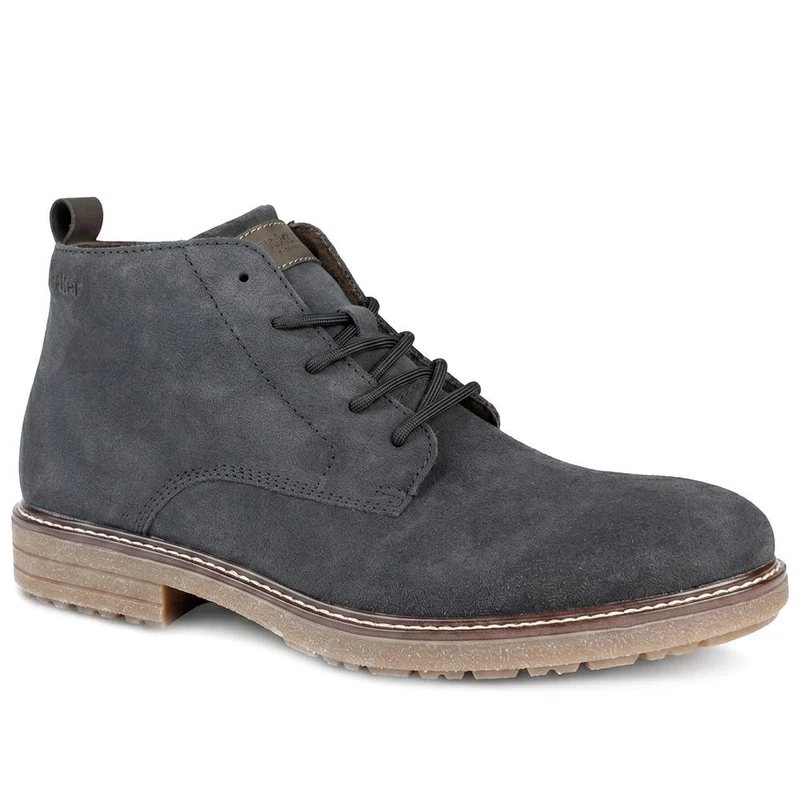 Rieker Wide Fit Suede Leather Boots - RKR43047 / 330 223