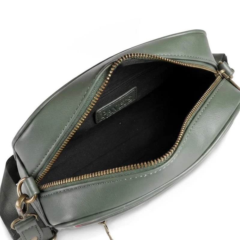 Adjustable Strap Multi Pocket Crossbody Bag - RIM44002 / 329 882 - Green Floral
