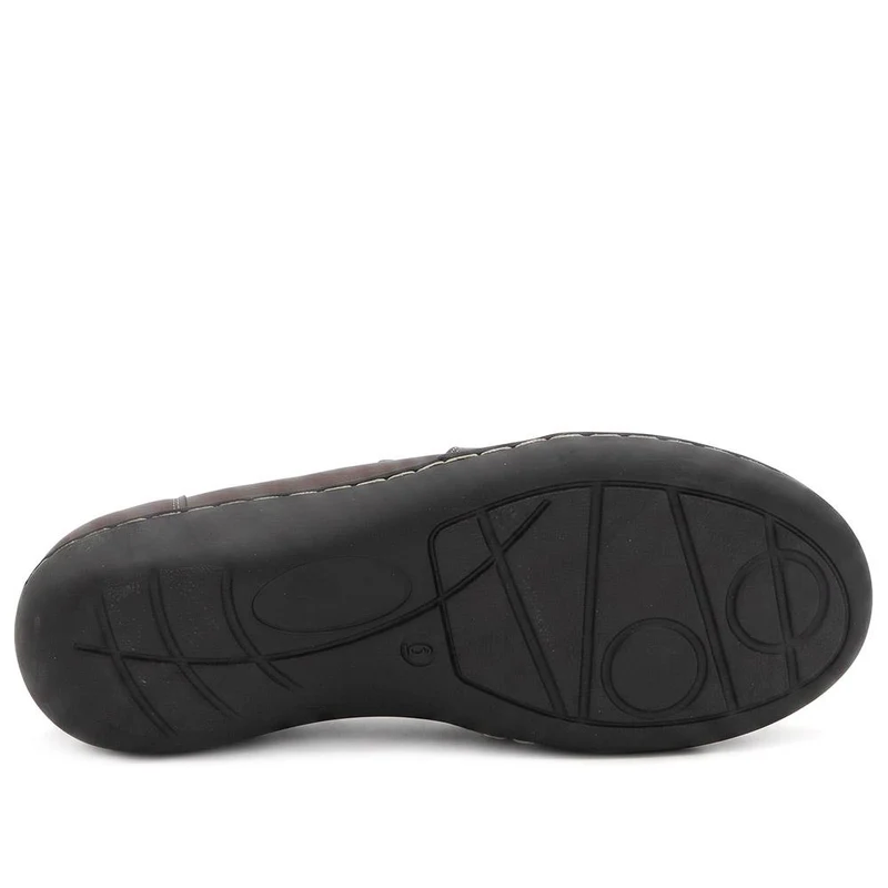 Smart Elasticated Slip-On Shoes - SANYI42007 / 327 958 - Dark Brown