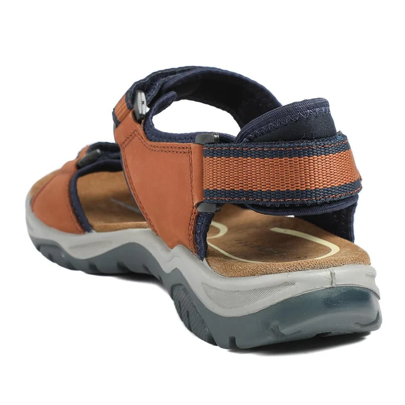 Casual Leather Strap Sandals - BUG43502 / 328 747 - Tan