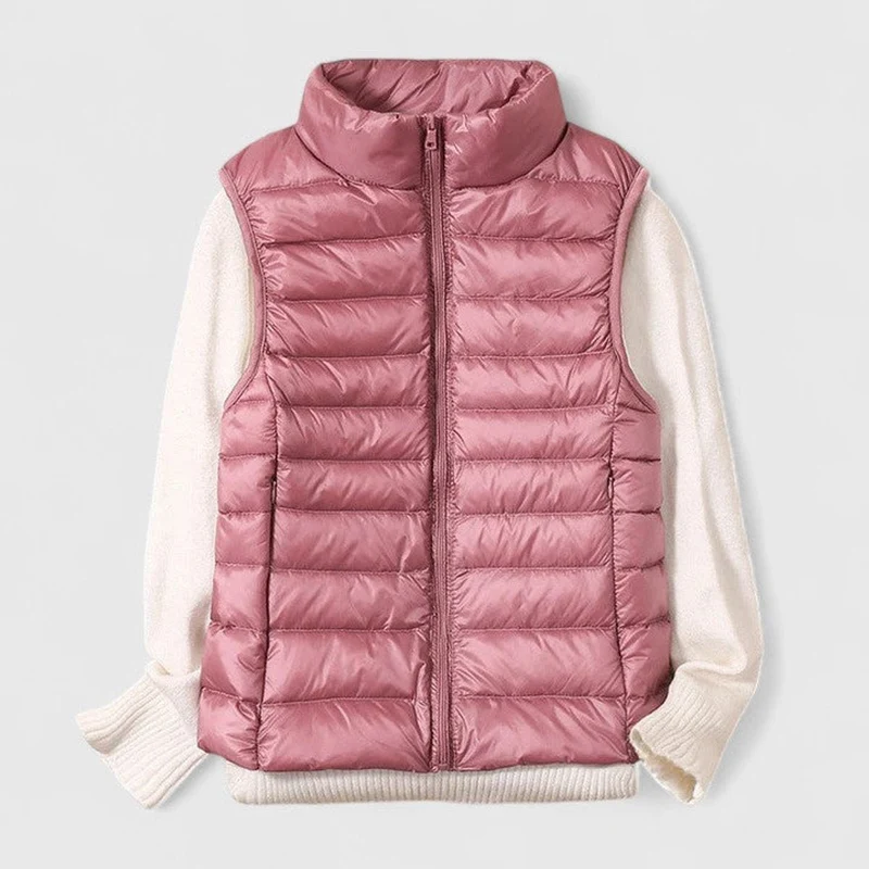 Luisa | Damen Steppweste leichte ärmellose Puffer Vest Women Übergangsjacke